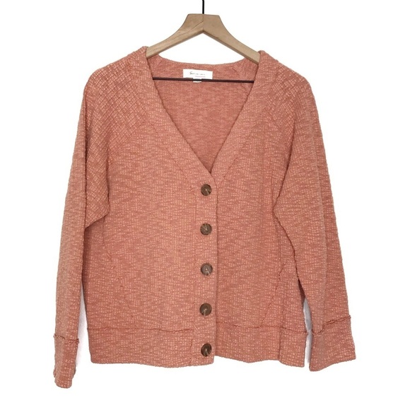 VINCE CAMUTO TWO Textured Knit Cardigan Sweater L - Picture 8 of 8